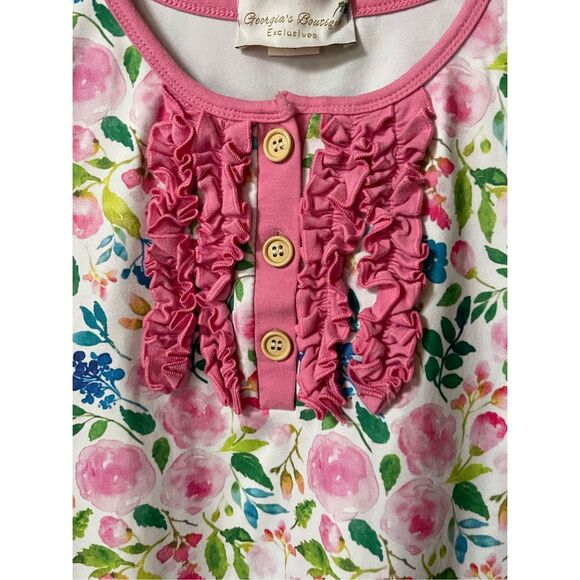 Georgia’s Boutique Exclusives girl size 7/8 tunic top - Picture 4 of 6